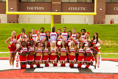 Lamar University cheer team